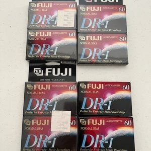 8 Fuji 60 Minutes Normal Bias Audio Cassettes